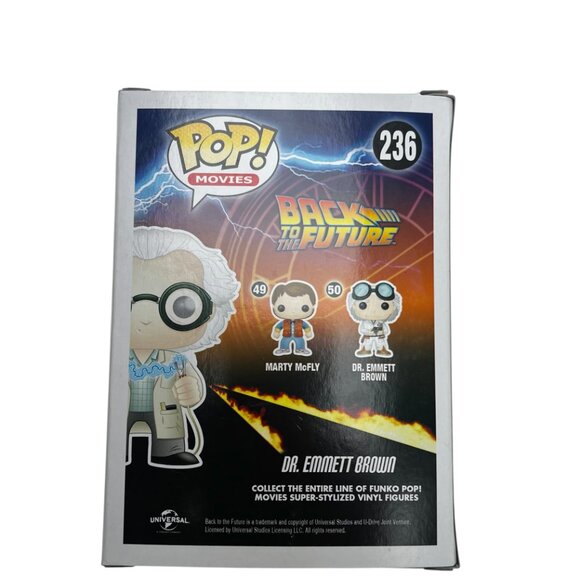Dr. Emmett Brown 236 POP from Back to the Future Released 2015 LOOT CRATE - Picture 4 of 6